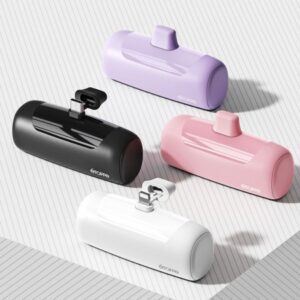 도킹배터리 다이렉트 미니 보조배터리 기념품 c타입 8핀선택 4가지색상 일체형 5000mah